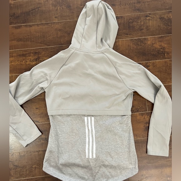Adidas Zip Up Hooded Sweater - Picture 6 of 8